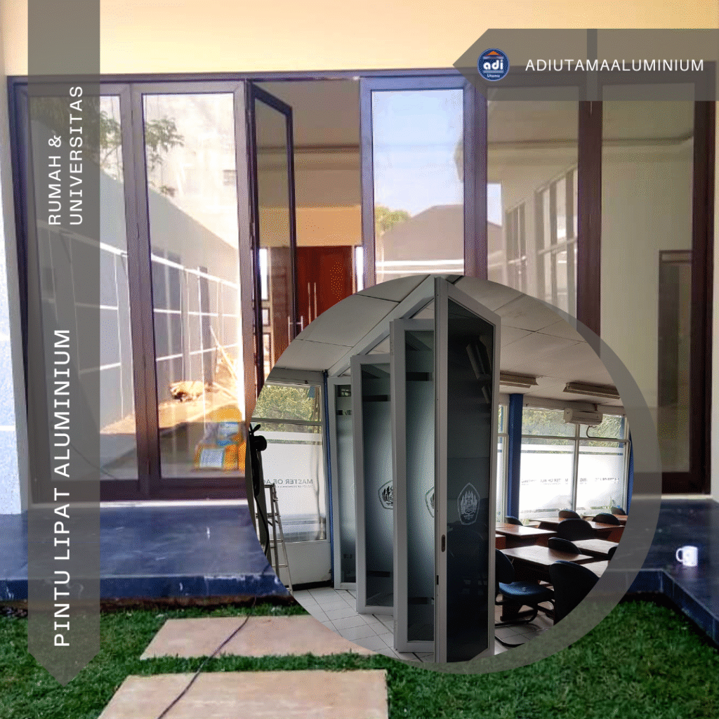 Pintu Lipat Aluminium, Kusen Aluminium Bandung