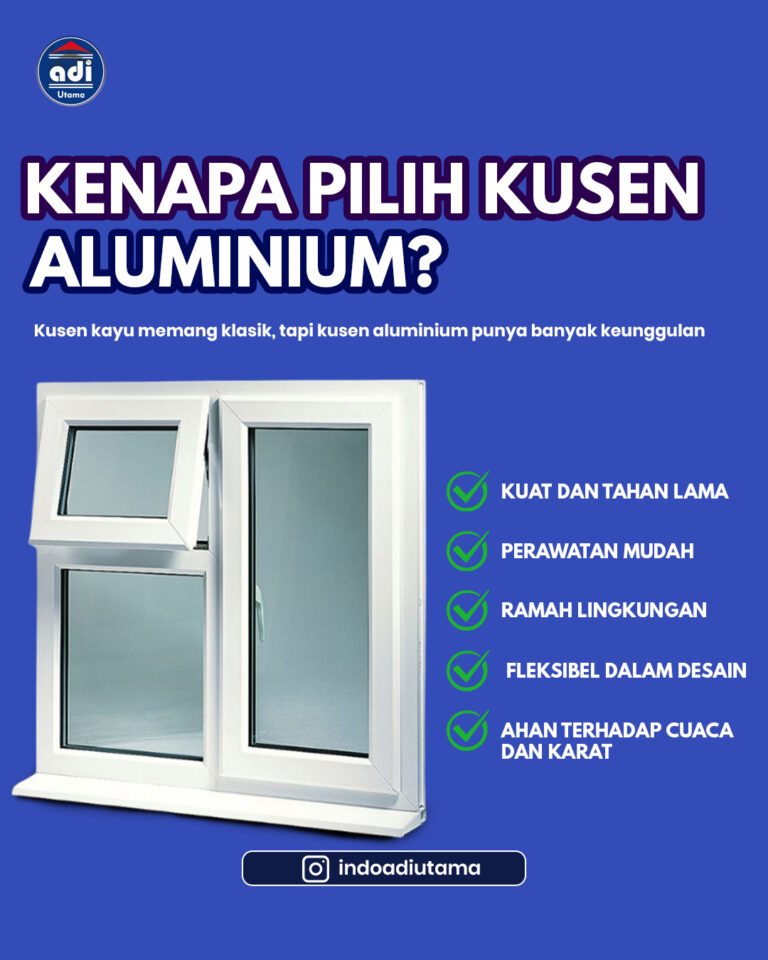 Pemasangan kusen aluminium bandung, kusen aluminium di bandung