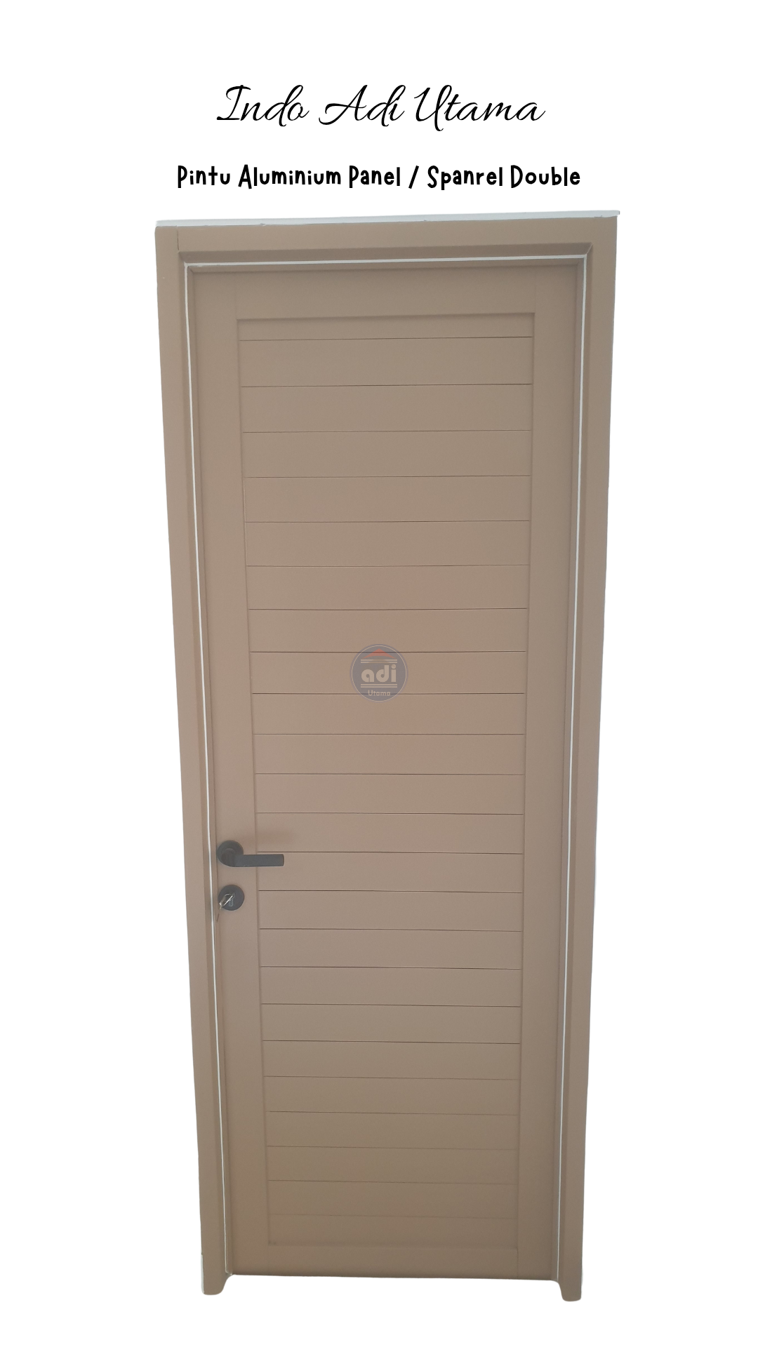 Jasa Pemasangan Kusen Aluminium Bandung, Pintu Aluminium Panel Aluminium / Spanrel Double Aluminium