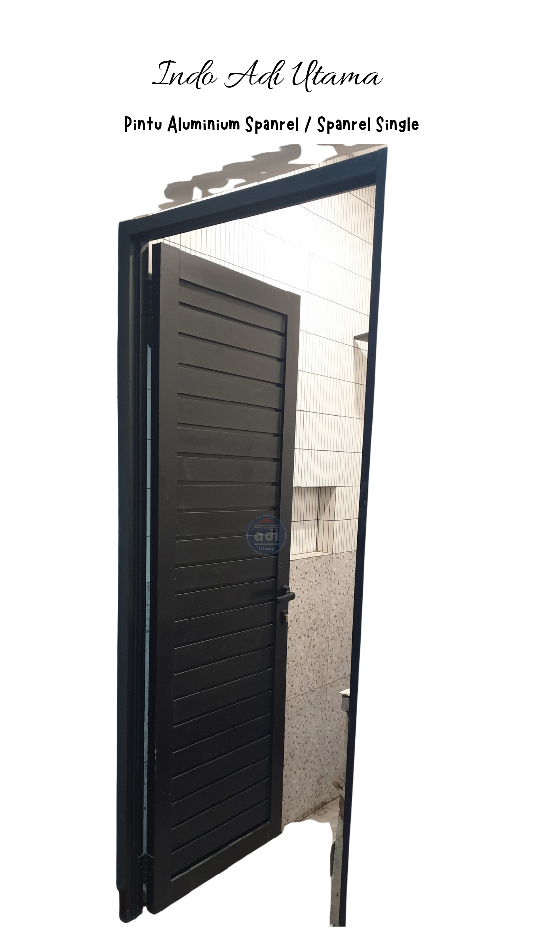 Jasa Pemasangan Kusen Aluminium Bandung, Pintu Aluminium Spanrel / Spanrel Single
